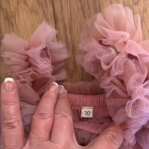 Pink Tulle Baby Dress - Picture 3 of 4